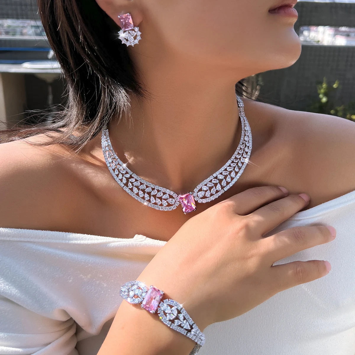 Blush Royale Necklace Set