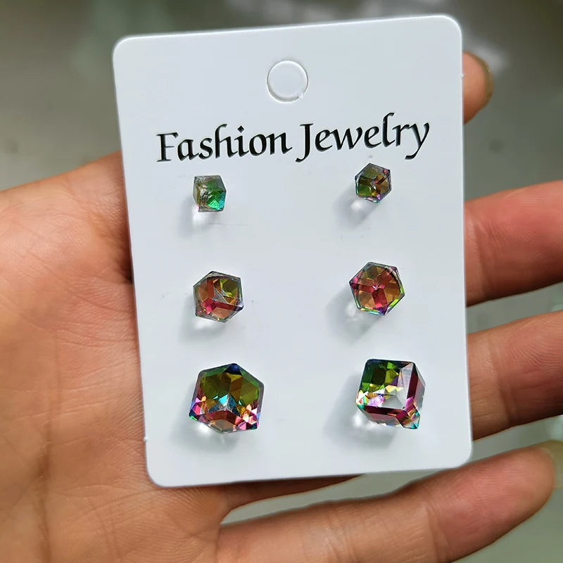 Women earring cc style ladies Vintage Black Camellia Earrings with rhinestone Fashion Earrings with Simple Bowknot Earrings